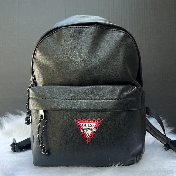 New GUESS Faux Leather Backpack - Picture 1 of 7